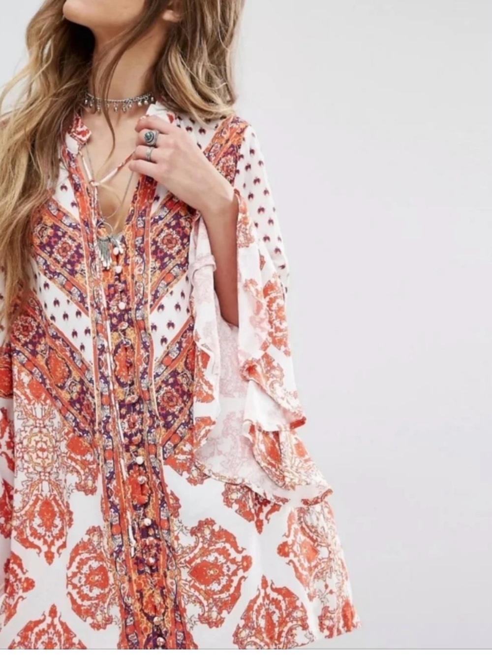 Free People Magic Mystery Boho Tunic Top